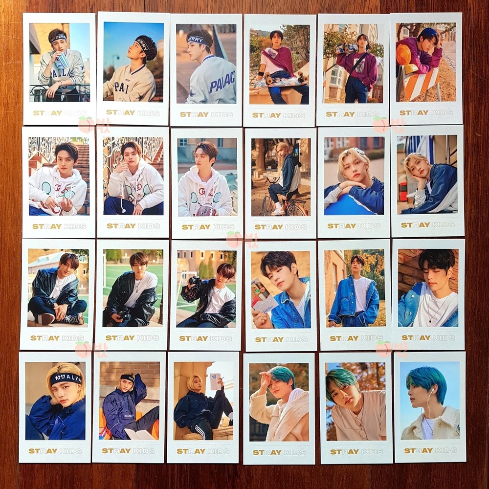 Kpop Stray Kids Unlock: Go Live In Life Official Merch Polaroid Photocard Set
